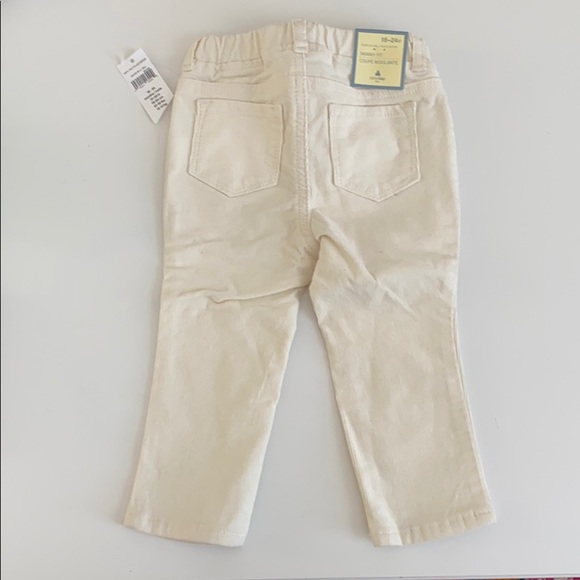 *4 for $20* NWT BabyGap Cream Corduroy Jeggings - Picture 2 of 7